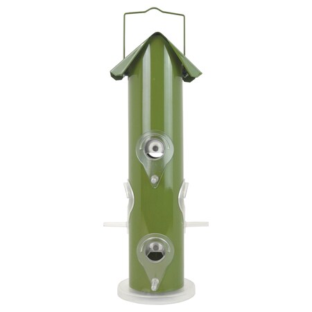 Perky-Pet Tube Bird Feeder Grn 1Lb 391A